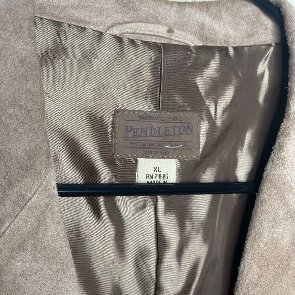 Pendleton Pig Suede 3 Button Blazer Size XL - Picture 4 of 4